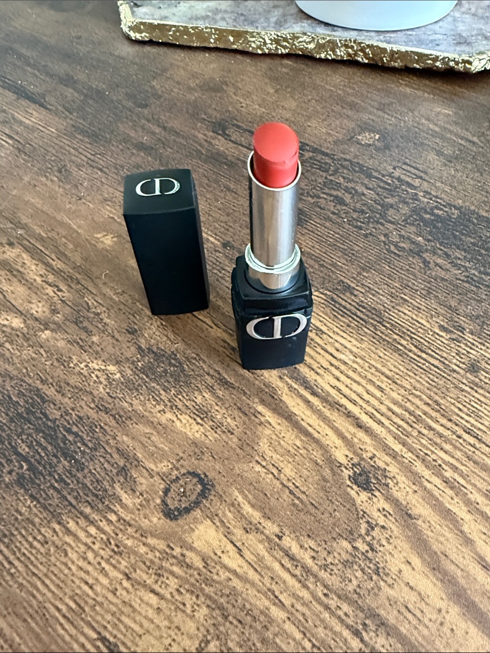 Dior Satin Lipstick - Coral Peach